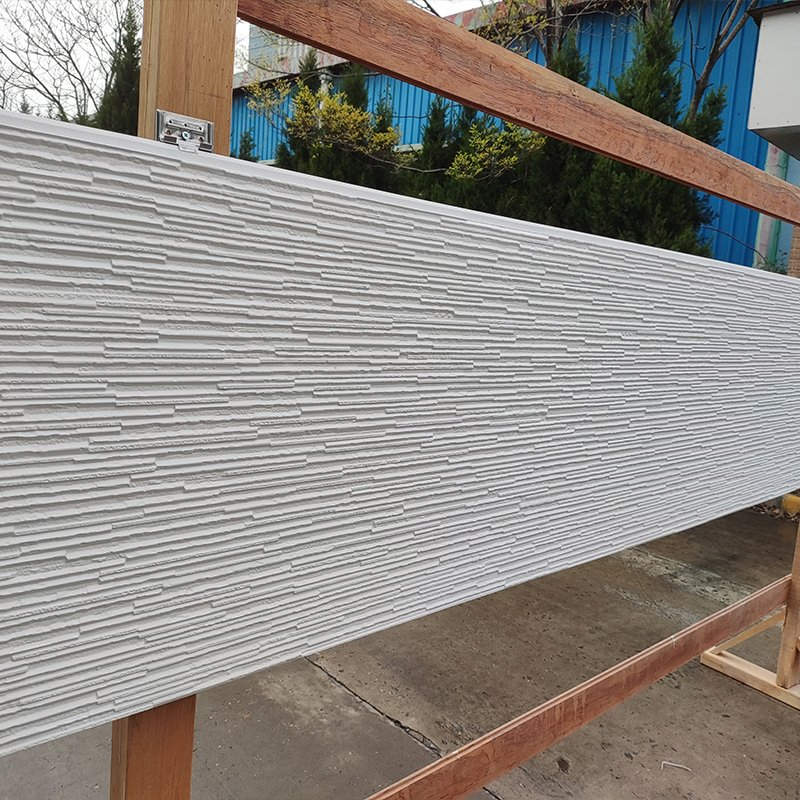 Ameiston Modern Outdoor Fiber Wood-Grain Surface Wall Siding Cement Board for Exterior