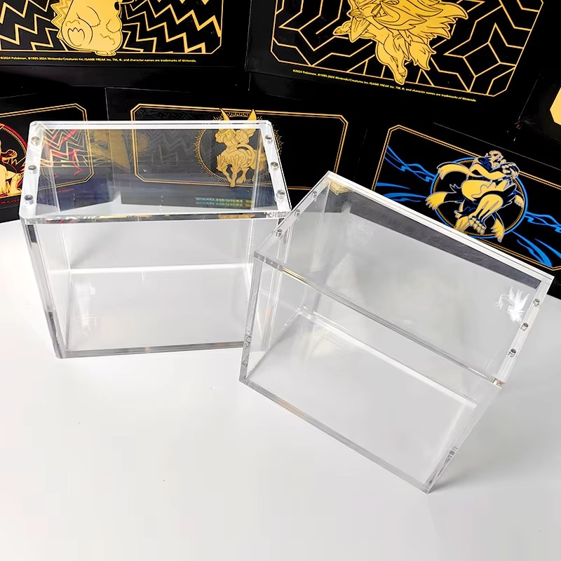 Прозрачный акриловый кейс с магнитной крышкой и защитой от УФ