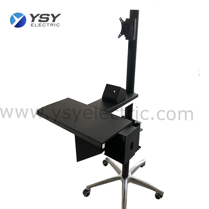 OEM Custom Sheet Metal Stamping Bending Parts Floor Stand Metal TV Mounting Brackets