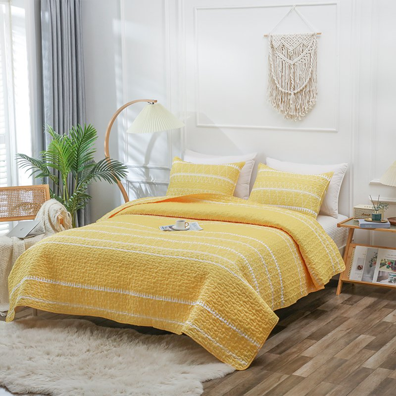 Hot Sale Microfiber Quilted Customized Design Wholesale Polyester Bedspread