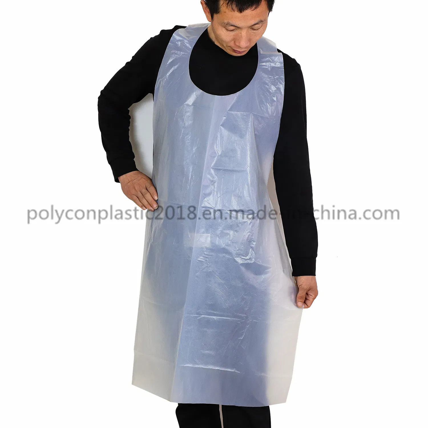 Custom Disposable PE Apron Baking Cooking Hot Sale Products Factory Price