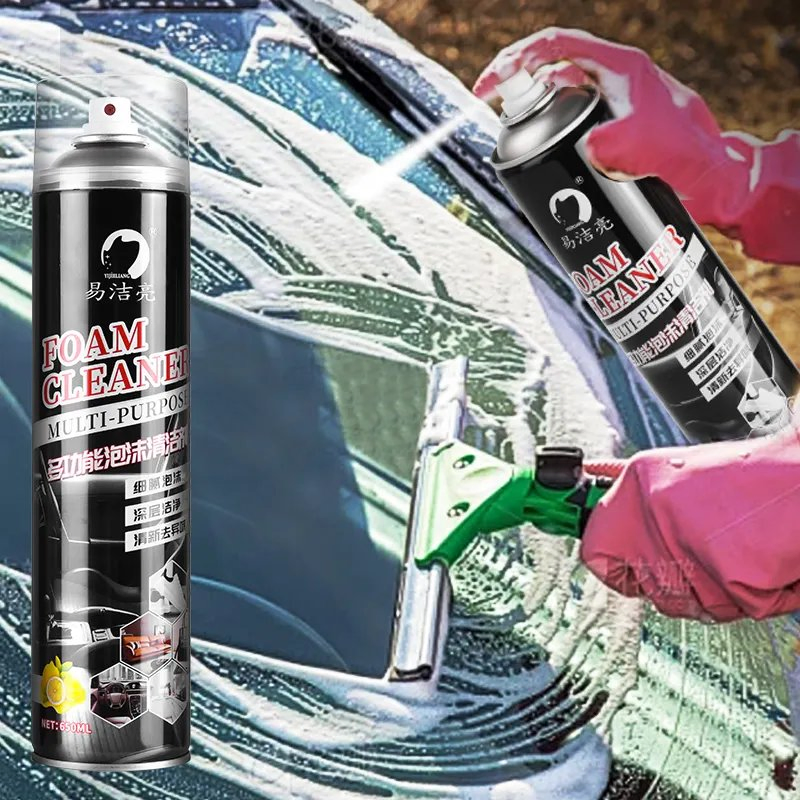 Multi-Functional Foam Cleaner for Leather Goods Gently Cleans Product Surfaces