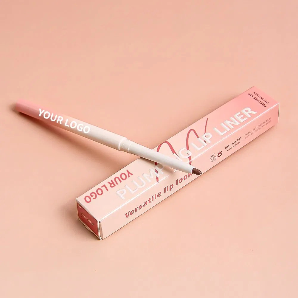 High Pigment Matte Retractable Creamy Brown Pink Lip Liner Waterproof Lipliner Pencil