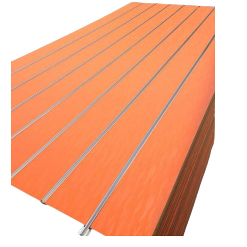 Slotted Plate Wall Panel 18mm Aluminum Slatwall Panel MDF for Display