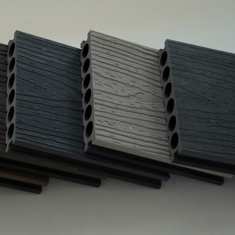 Outdoor WPC Decking Boards Co-Extrusion Wood Plastic Composite Decking Flooring Garden Deck