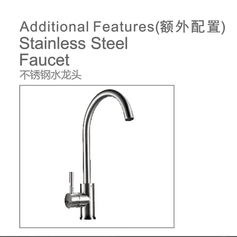 All Basin Pipe Additional Features Faucet Tensile Stainless Steel Kitchen Sink (s7147)
