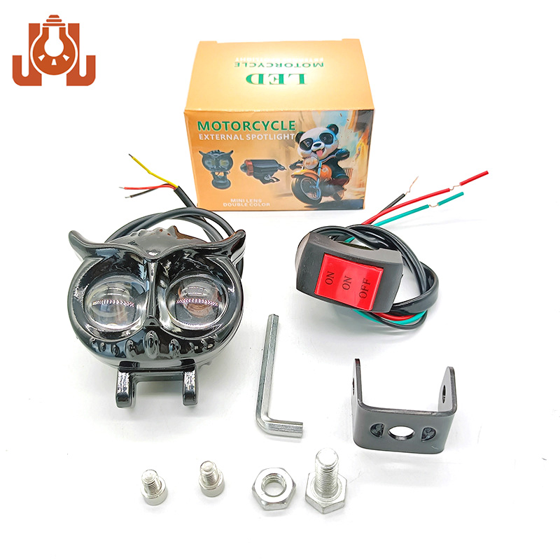 Двухцветная светодиодная противотуманная фара 20W для мотоцикла