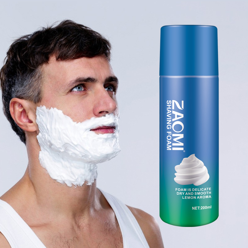 Private Label Shaving Foam Mousse Beard Softening Men's Gel Shaving Foam