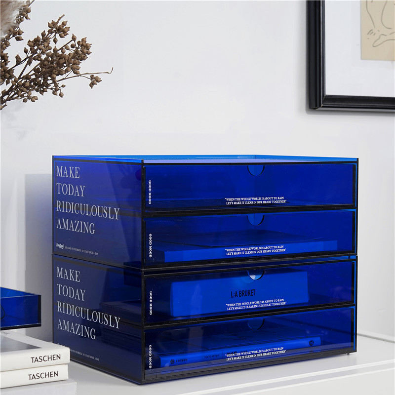 Partner New Trends Thick Ultra Clear Acrylic Display Box for Personal Collection Storage Display