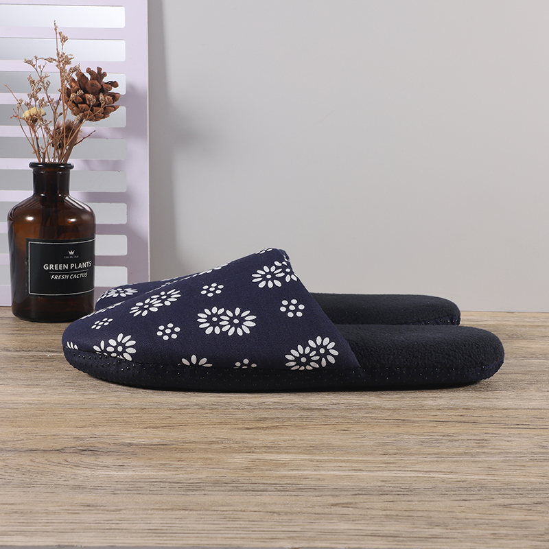 Embroidery Hotel Coral Fleece Slipper Disposable Slippers for Hotel Guests Slipper