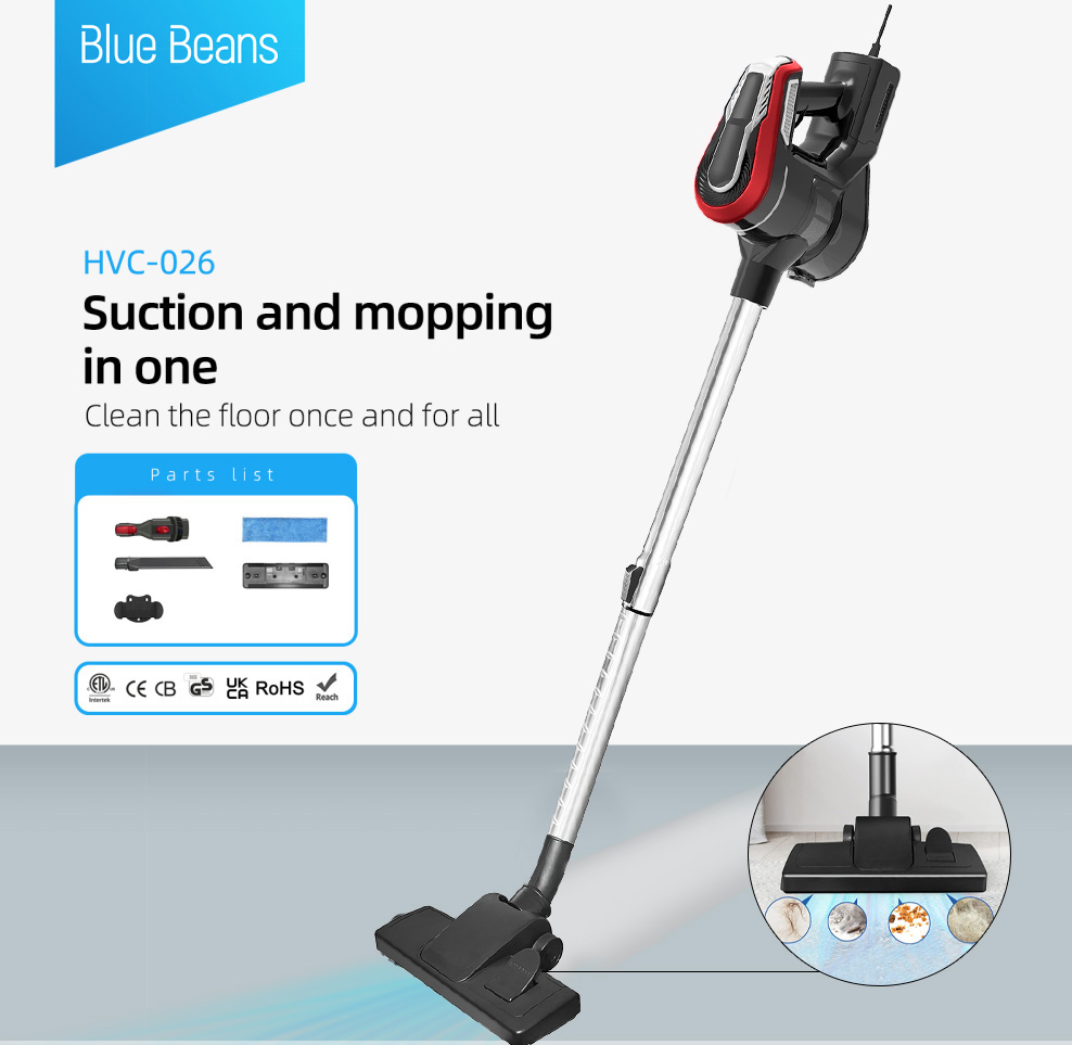High-Power 600W Handheld Corded Vacuum Cleaner for Efficient Home Cleaning