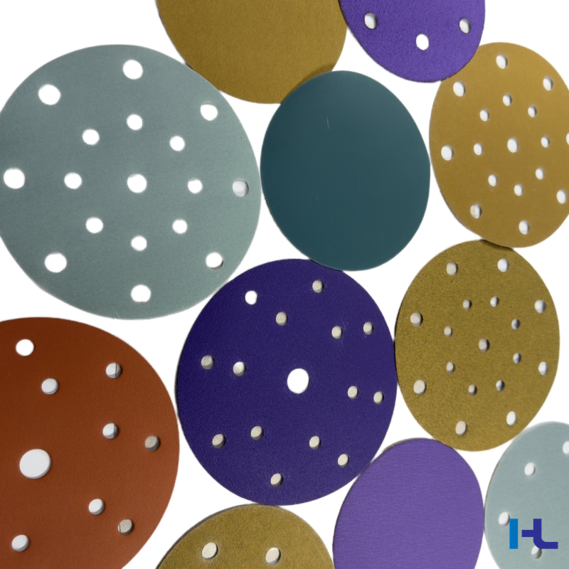 150mm 5inches No-Hole Purple Hook&Loop Sand Abrasive Ceramic Sanding Polishing Disc Like 3m 775L