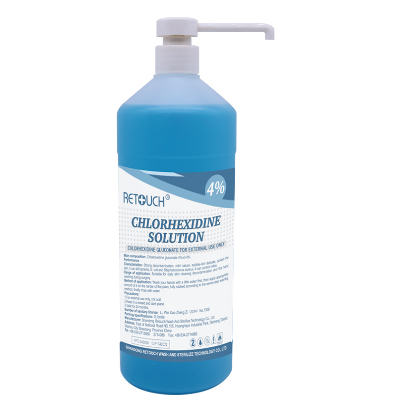 700ml 4% Chlorhexidine Solution Surgical Scrub Hand Antiseptic with Hosptail Hand Sanitizer