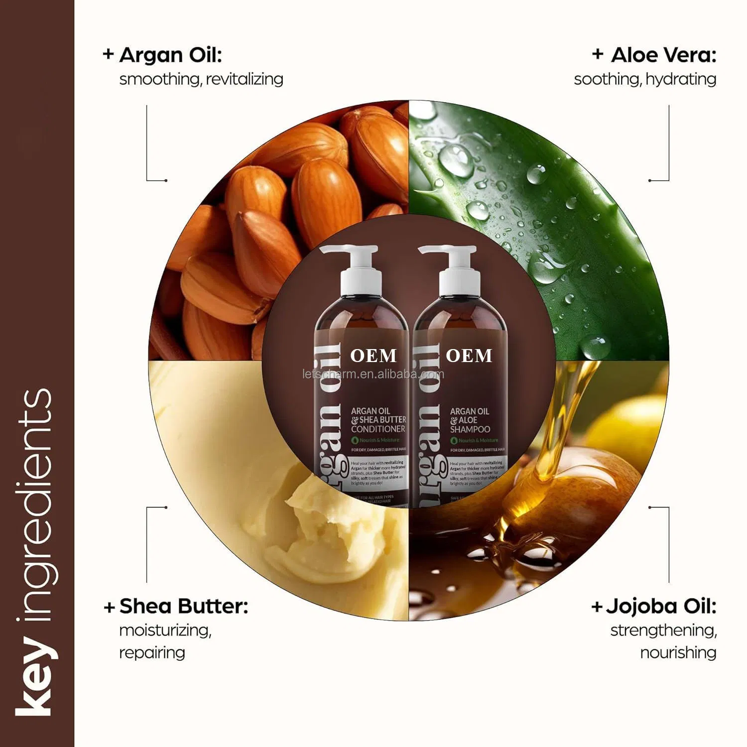 Ls131 Elevate Your Brand with OEM Sulfate-Free Argan Oil & Keratin Hair Care