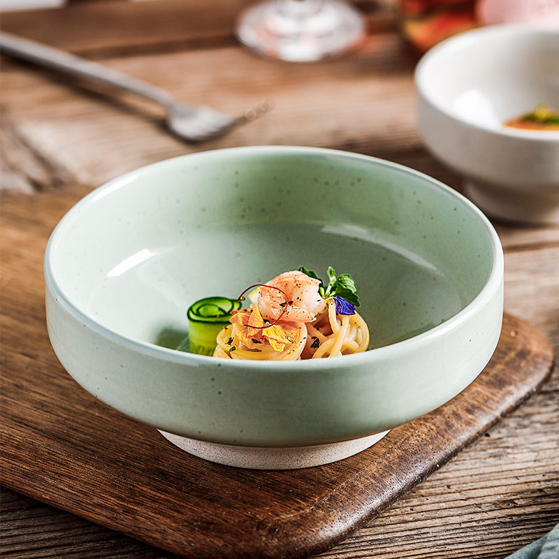 Japanese Ceramic Restaurant Tableware Large Ramen Rice Bowl Noodle Soup Bowl