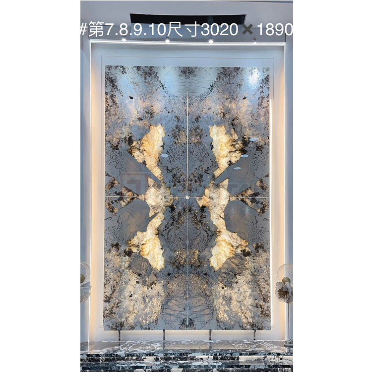 Newstar Stone Patagonia Translucent Backlit Brazil Quartz Natural Quartzite Marble Wall Slab Patagonia Granite