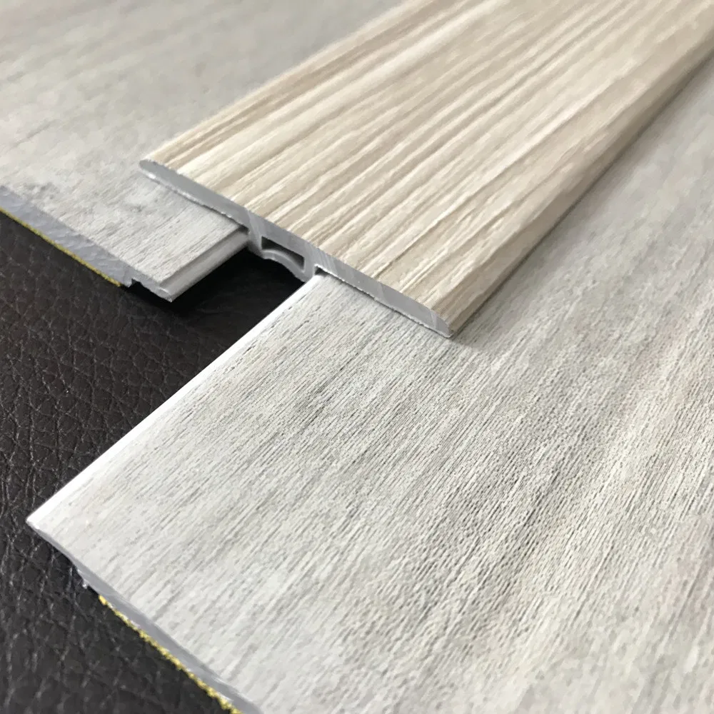 Flooring Accessories Vinyl Flooring Trim Spc T Molding/PVC Skirting Board/