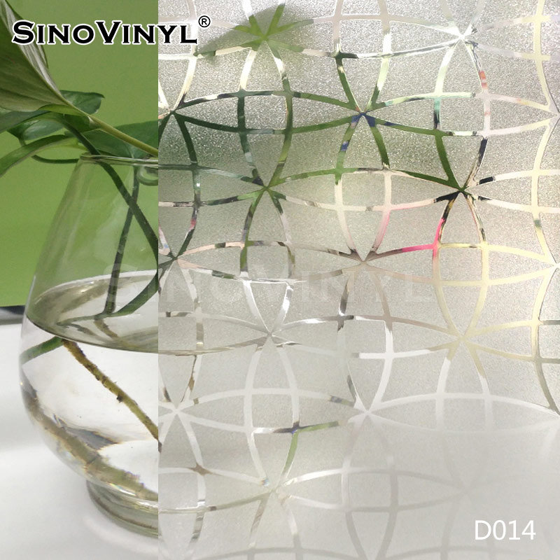 Factory Price In Stock Removable Silver Grey Frosted Glass Window Film With Glue