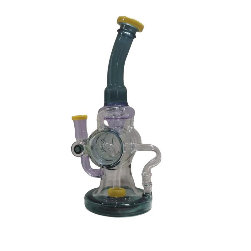 Glass Water Pipe Smoking DAB Rigs Recycler Glass Pipe