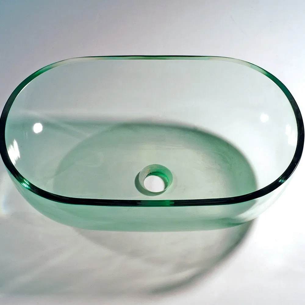 15mm 19mm Clear Float for Basin Sink Hot Curved Bending Glass