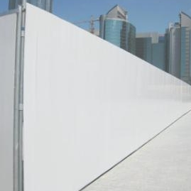 Length Customized PVC Eco Fence Temporary Hoardings for Construction