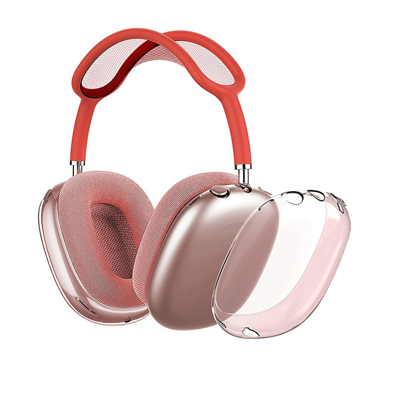 Чехол для AirPods Max, прозрачный, защитный TPU