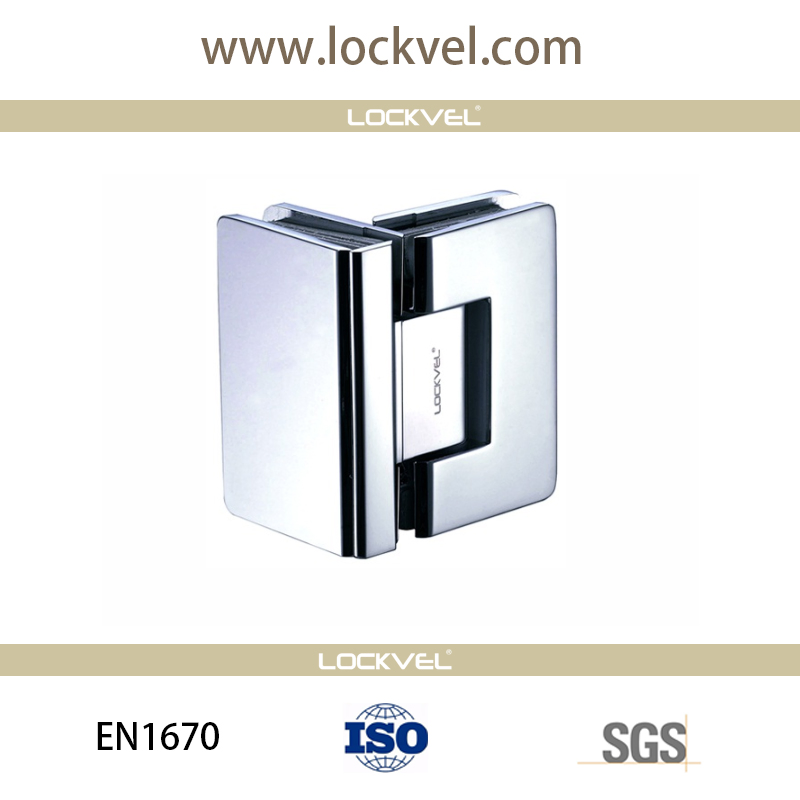Manufacturer Stainless Steel Shower Door Glass to Glass Hinges /Brass Fancy Mirror Finish Bathroom Hinge Glass to Wall 90 Degree Glass Shower Door Hinge