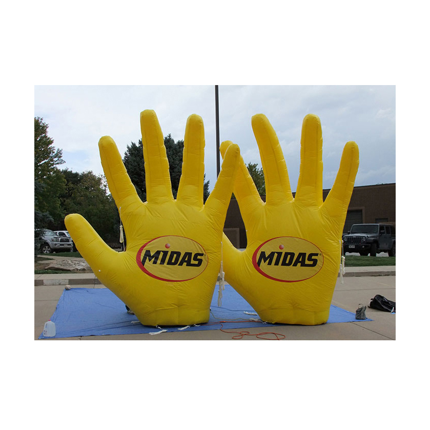 Boyi Inflatable Fists Inflatable Hands Model Huge Fist for Outdoor Show