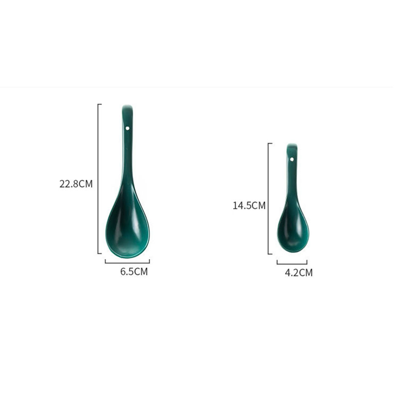 Ceramic Soup Spoon for Hotel Restaurant Catering