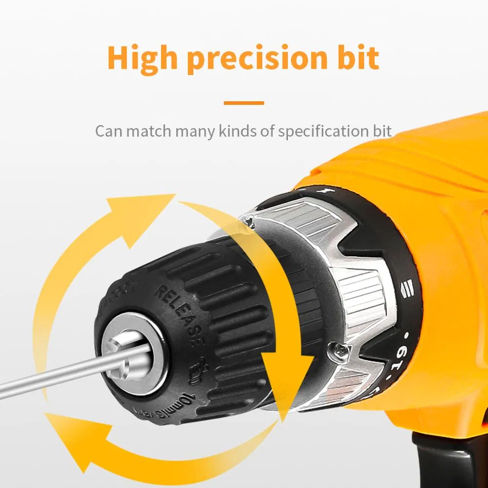 Powerful 10mm Electric Corded Drill with Keyed Chuck