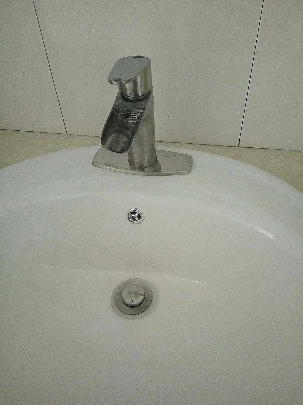 New Design with Single Laver Sink Mixer with Brush Finishing 701211