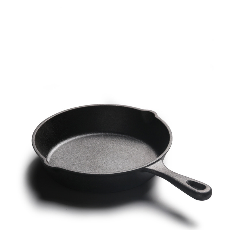 Чугунная сковорода Ds-2950A с каплевидной ручкой, 3.5-12 дюймов
