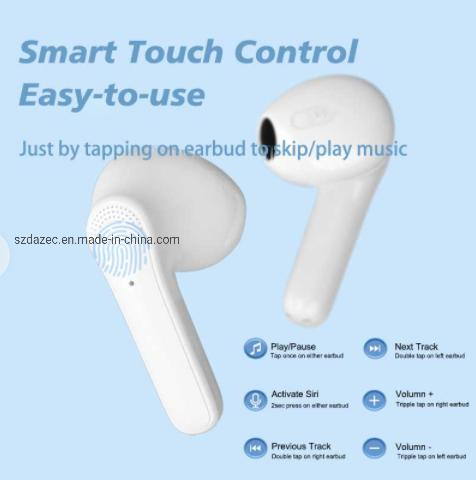 2023 Promotion Gift Tws Earphones PU Leather Housing Customized Logo Mini Size Portable Wireless Bluetooth Earphone