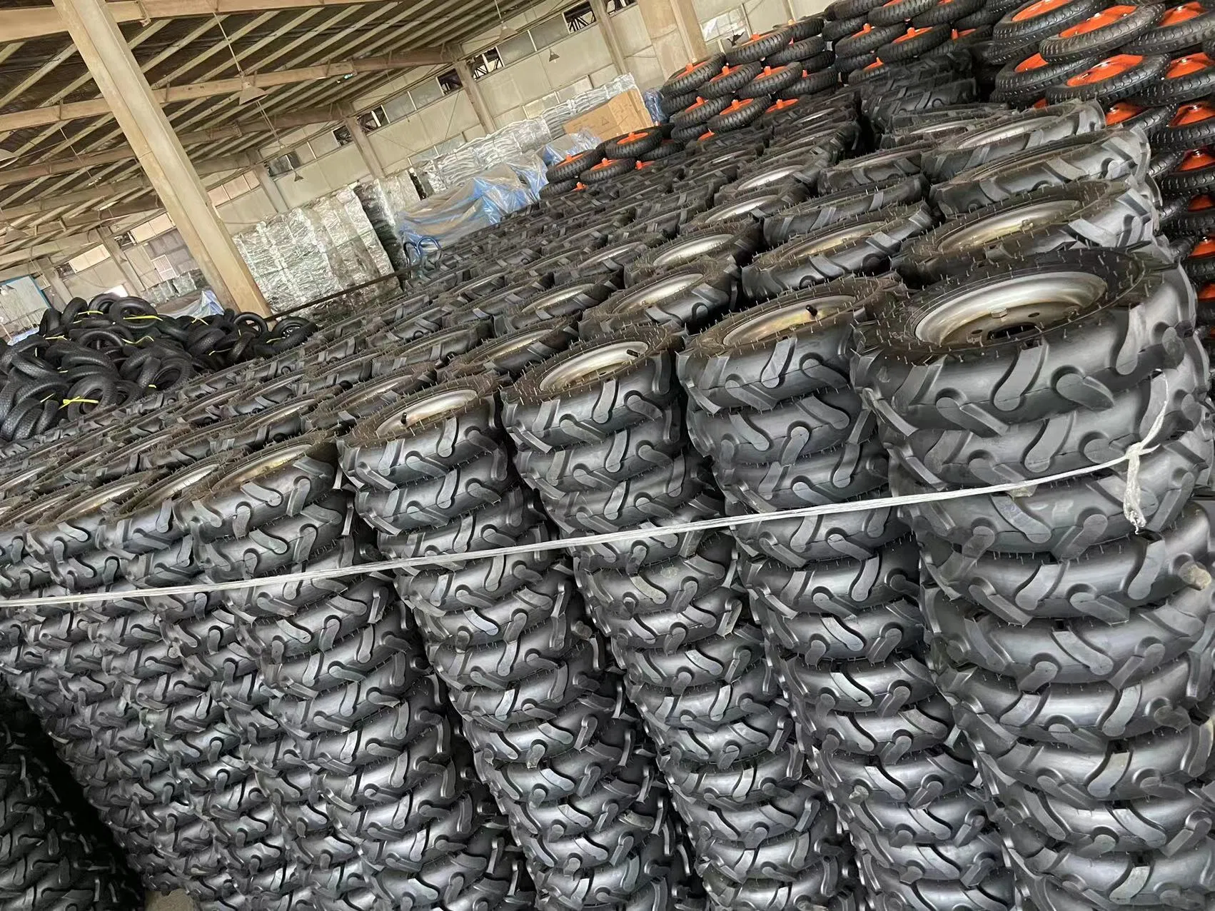 Micro Cultivator Wheel High Quality Tyre Wheelbarrow Wheel16 Inch Pneumatic 400-8 Wheel