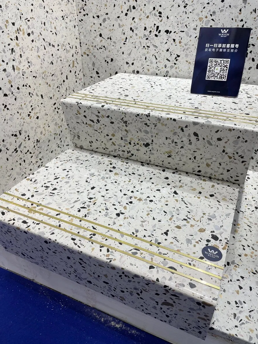 Artificial Stone Slab for Terrazzo Stone Natural Finish Flooring Outdoor