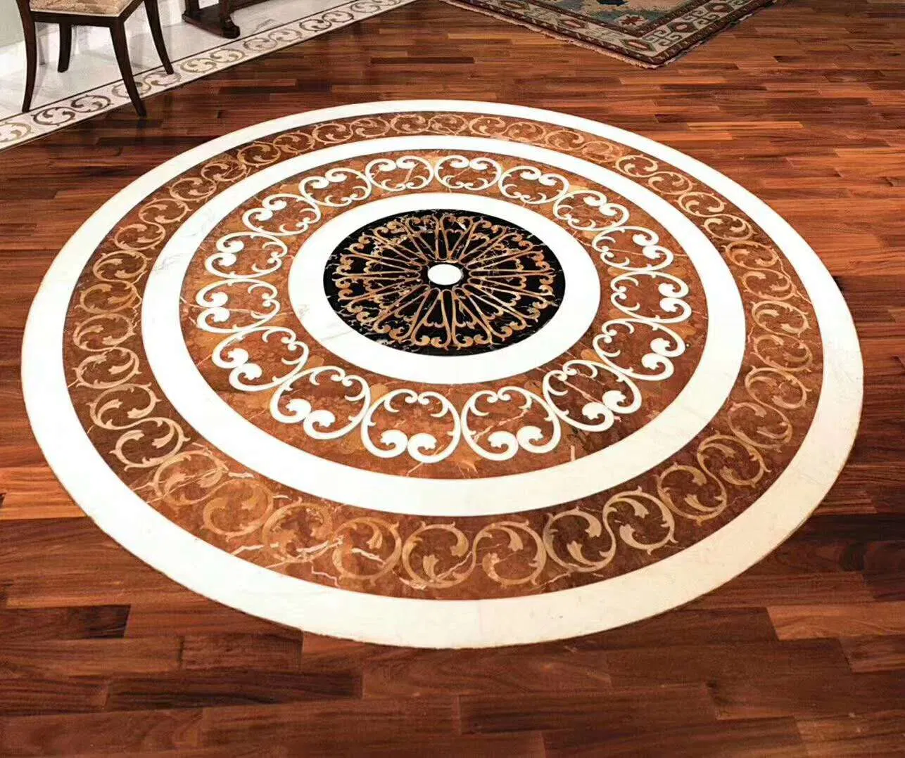 Мраморный медальон для пола Waterjet