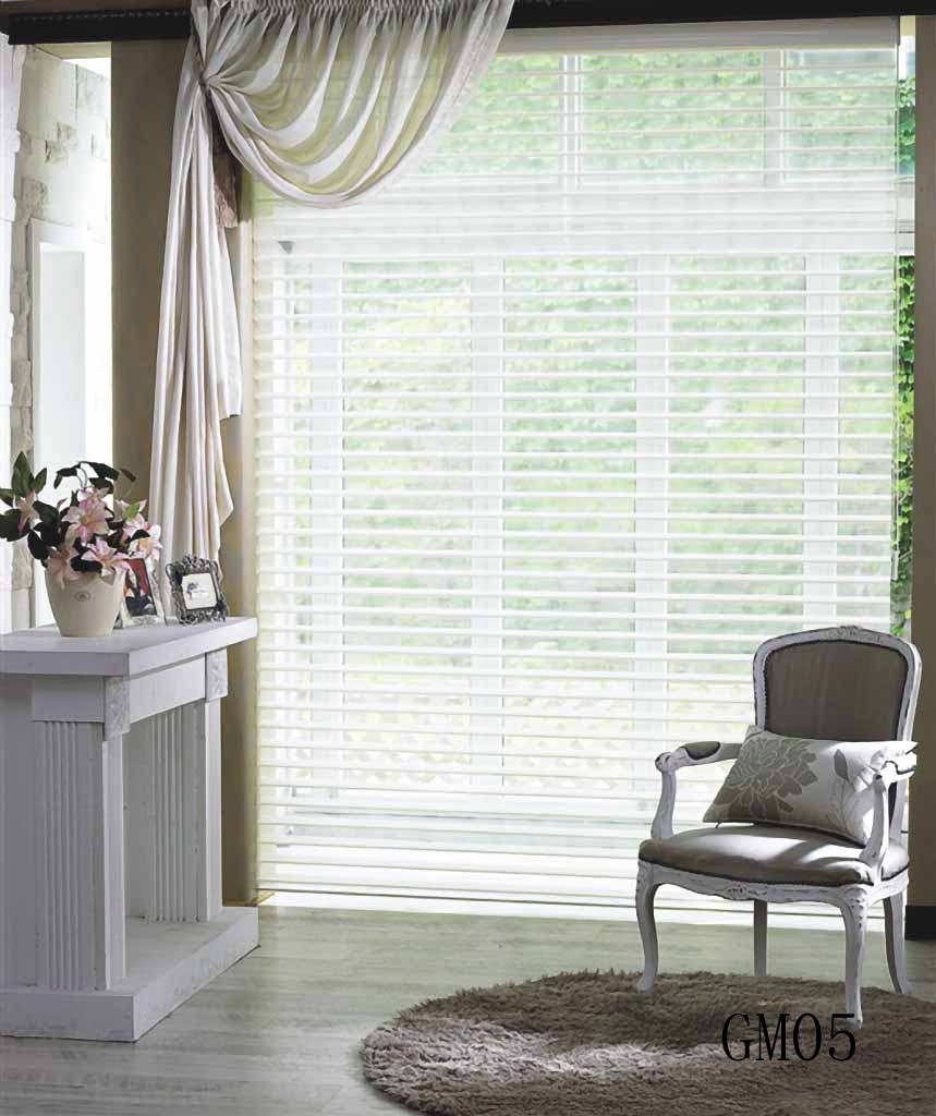 Home Decor Manual Roller Shangri-La Blinds Zebra Shades Window Shutter