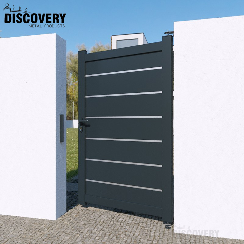 Small Latest Main Gate Designs Aluminium Metal Gates for Yard