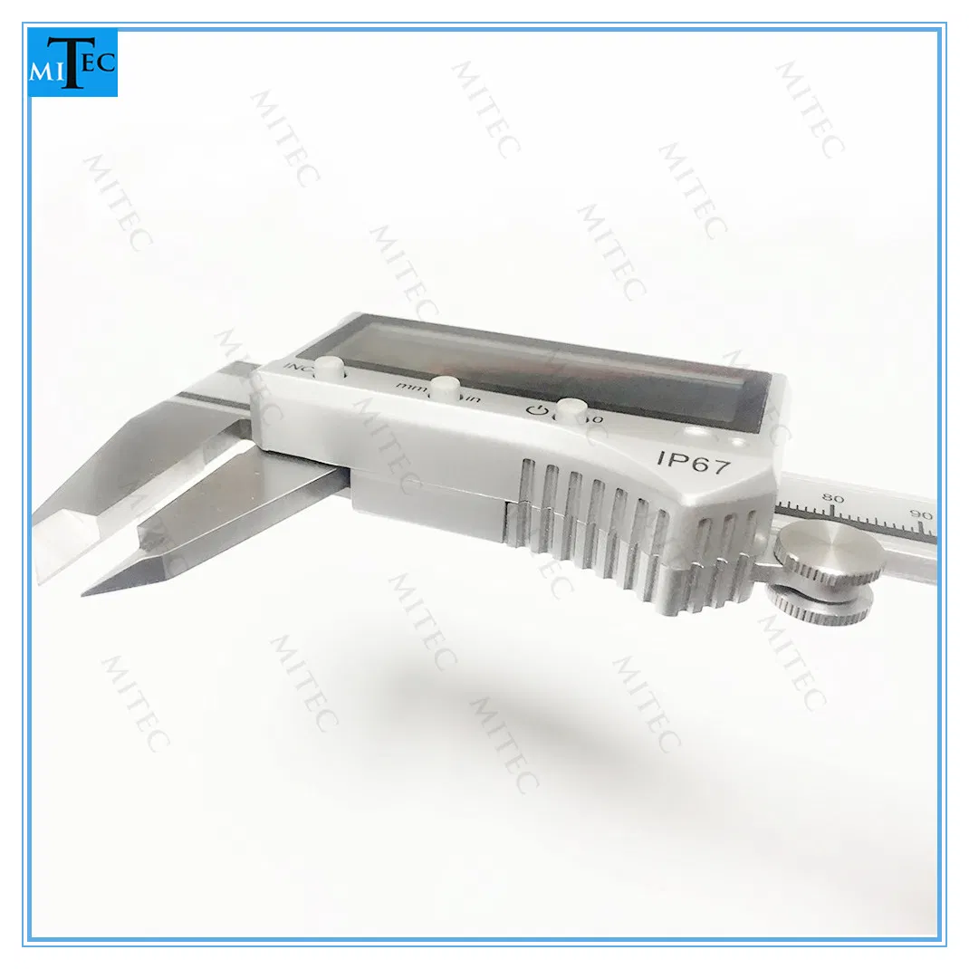 China Factory IP67 Big Display Waterproof Electronic Digital Vernier Caliper Inch/Metric