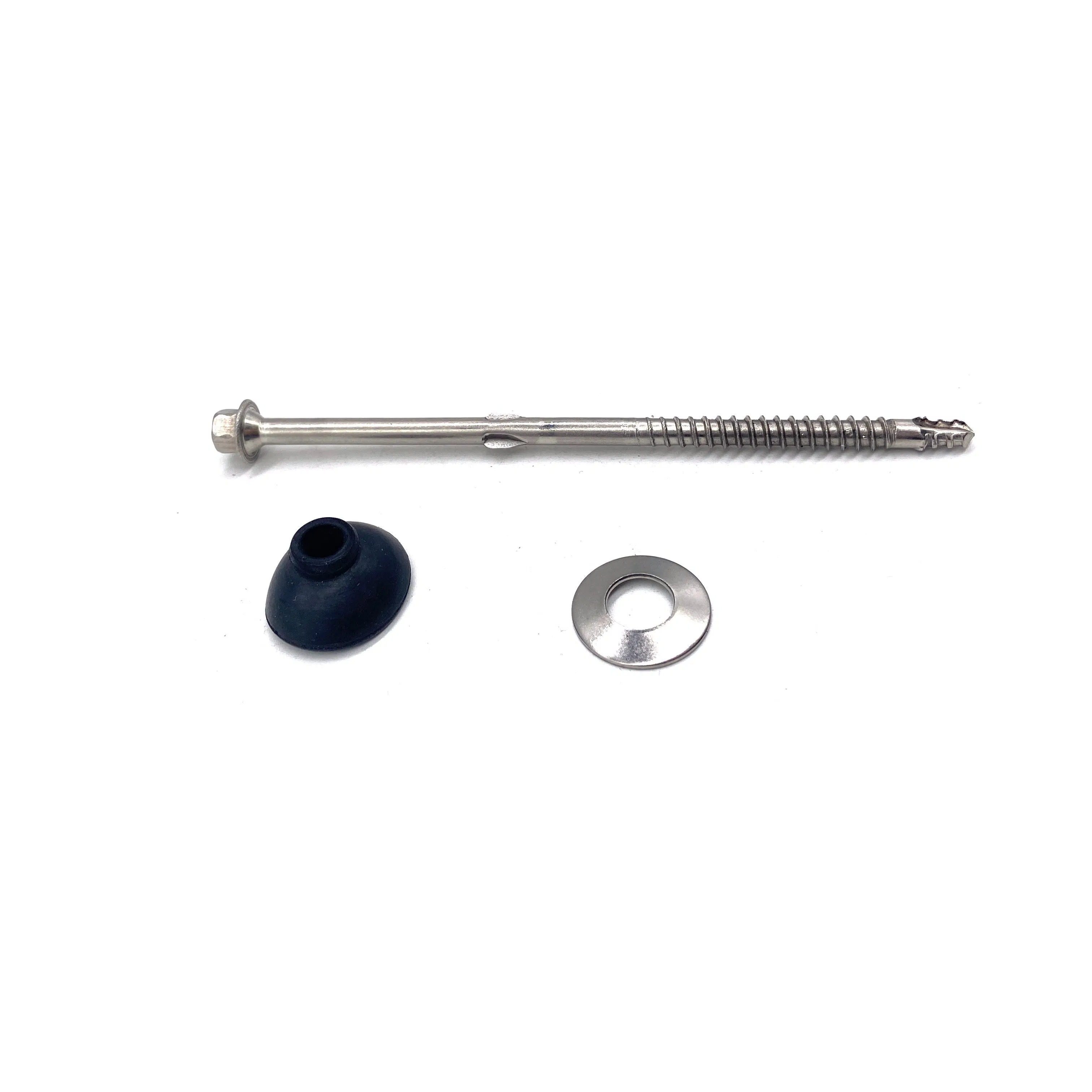 Non-Standard Custom Fasteners Stainless Steel 316+Steel 435 Roofing Bi-Metal Self-Drilling Screw
