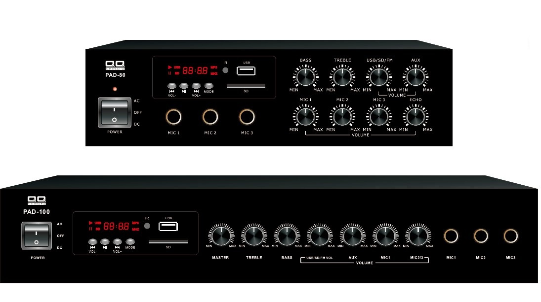 Pad-50 Pre-Amplifier 12V Serise 50W Car Amplifier AC/DC 12V/24V PA Gain Amplifier