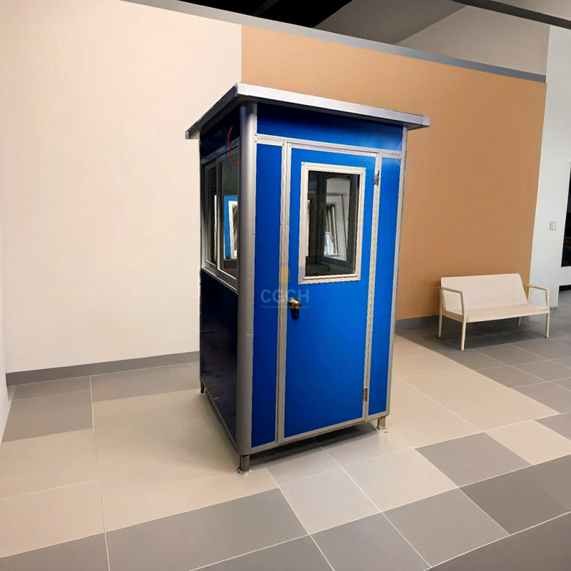 Outdoor Sentry Room with Easy Operation - Rectangle Shape and Warranty