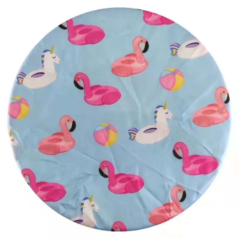 Quiet Girl High Quality Printed Shower Caps Waterproof Shower Cap