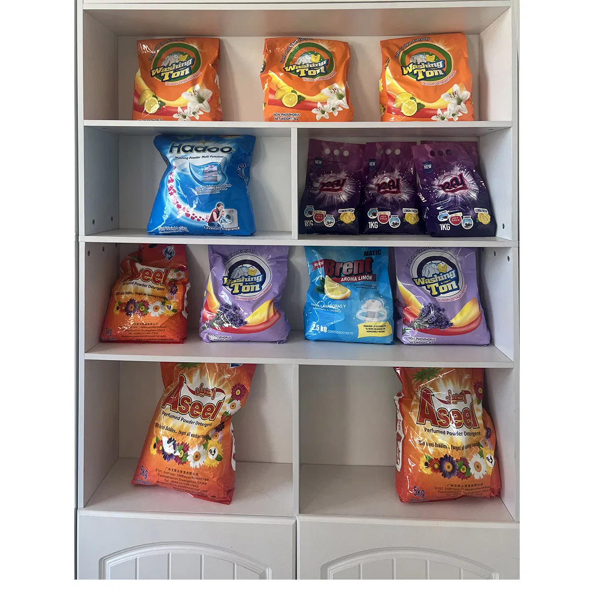 Custom Your Own Brand Laundry Detergent Powder Detergent Washing Powder Factory Direct OEM/ODM Various Sizes Wholesale Cheap Price