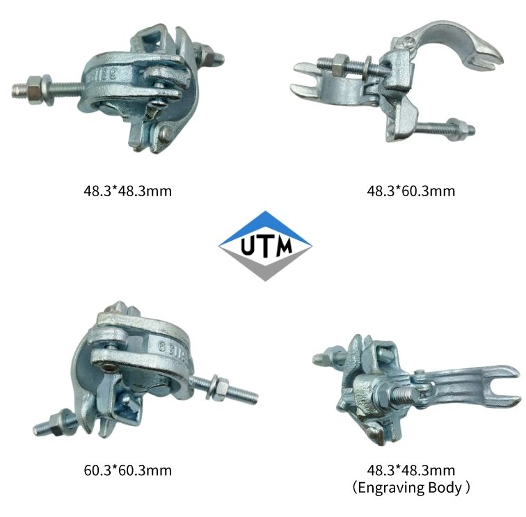 China Manufacturer 48.3mm British Drop Forged Double Coupler Scaffolding Clamp