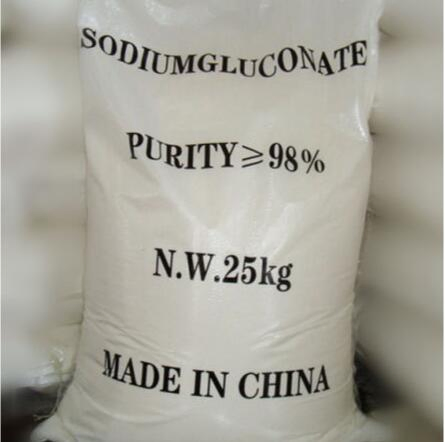 Factory Supply Concrete Admixture Sodium Gluconate 98% as Concrete Retarder