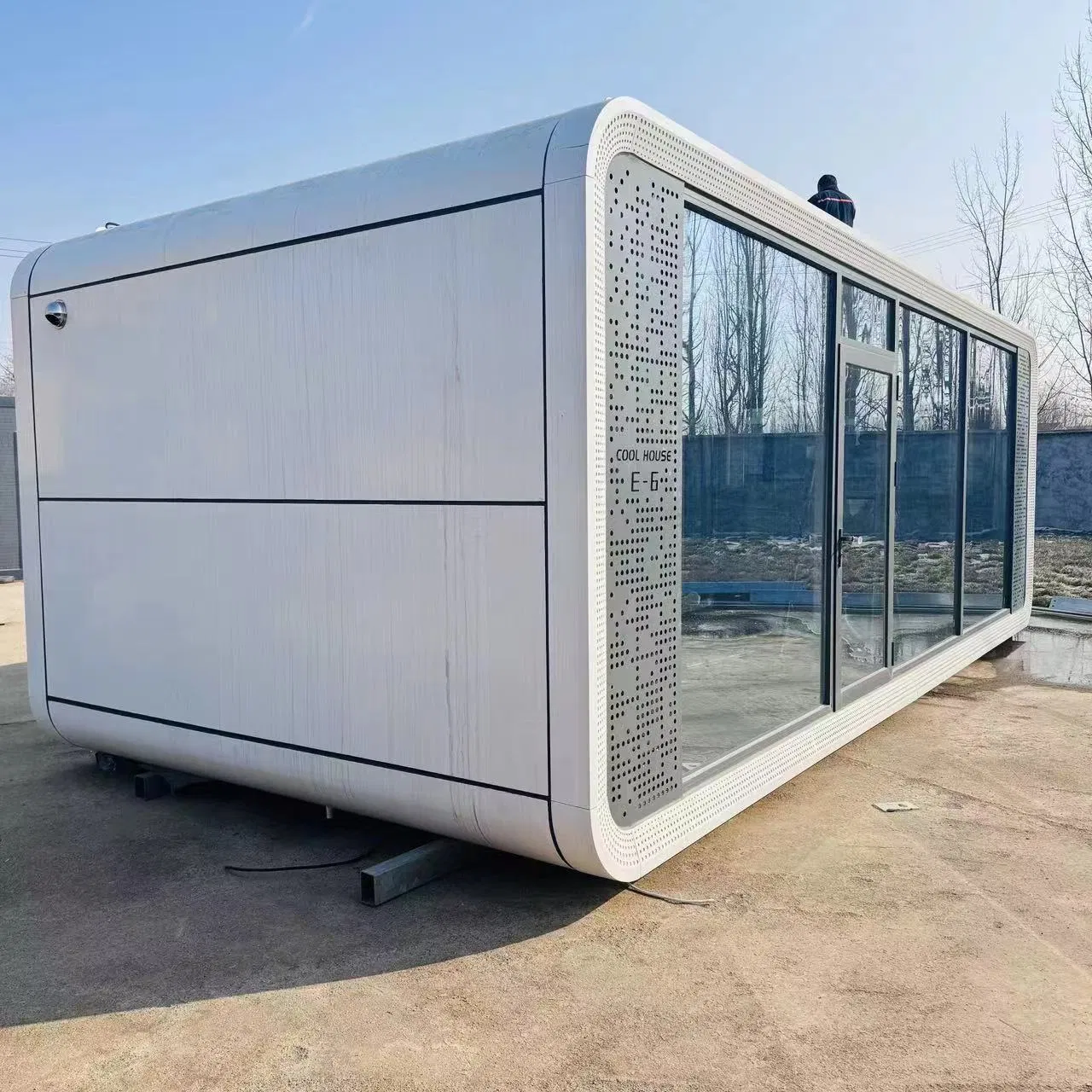 2025 Meeting Room Prefab Home Garden Pod House Backyard Camping House Office Pods Apple Cabin