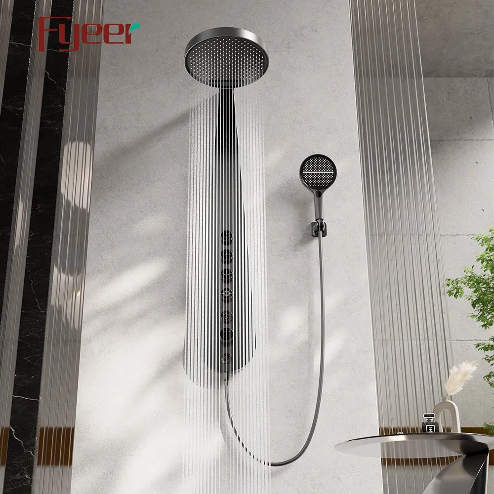 Fyeer New 4 Function Pipa Shape Shower Column Panel Shower Set