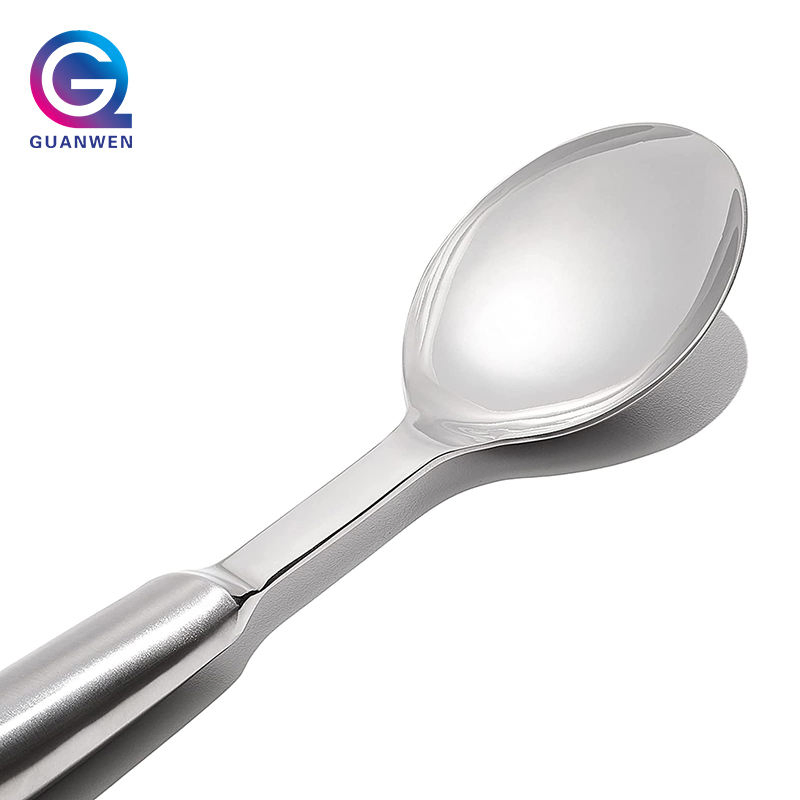 12" Stainless Steel Serving Spoon Kitchen Cooking Serving Utensils Basting Spoons Commercial Cooking Spoon
