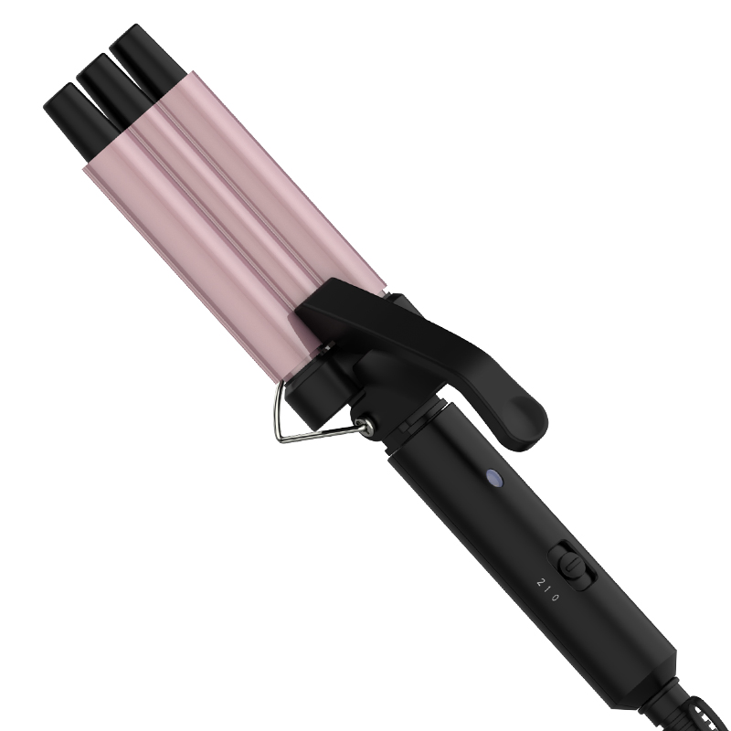 Three Tube Ripple Hair Curling Iron Curler Large Diameter Anti-Static Anti-Scald Electric Hair Curler